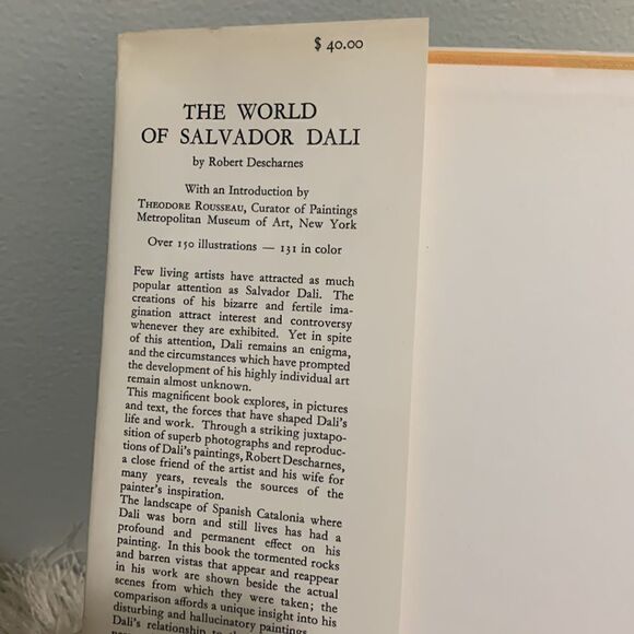 Vintage The World of Salvador Dali by Robert Descharnes 1962 ATIDE Art Book - Picture 7 of 17